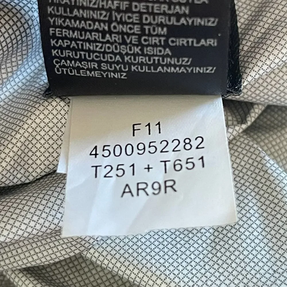 The North Face HyVent black silver green Jacket